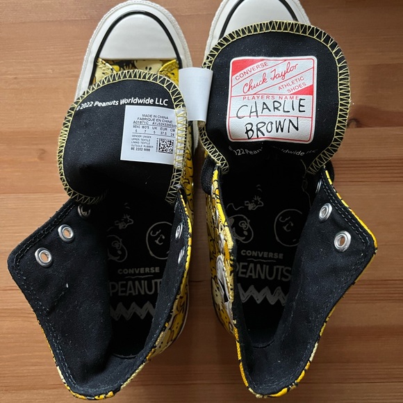 Converse Chuck 70 Peanuts High Top Men's Size 5 (Women's 7) NEW W/O BOX - Picture 2 of 3